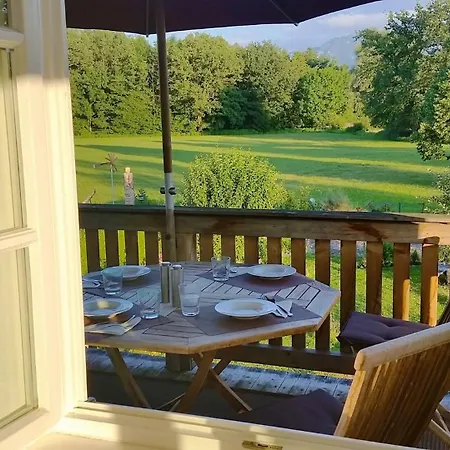 5 Sterne Mit Garten Und Bergblick In Chiemsee-naehe