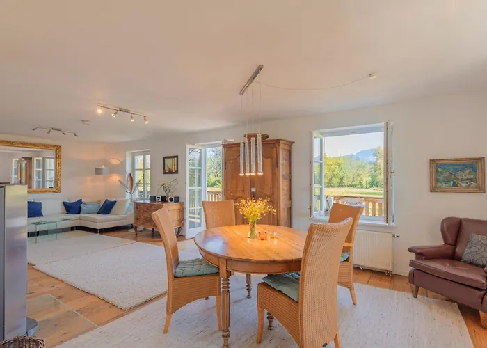Apartman Traum Mit Garten Und Bergblick Nahe Chiemsee Übersee