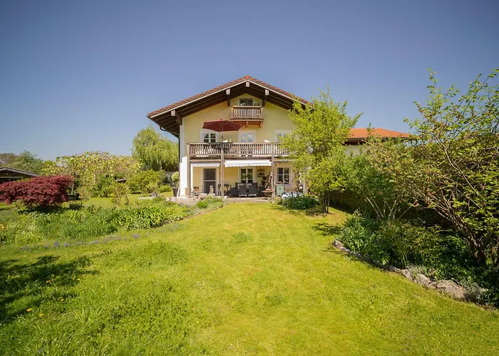 Apartman Traum Mit Garten Und Bergblick Nahe Chiemsee
